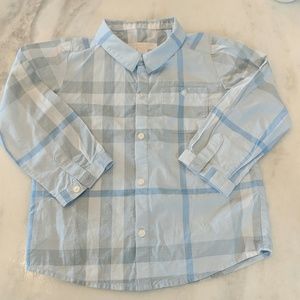 Burberry Baby boy button down shirt
